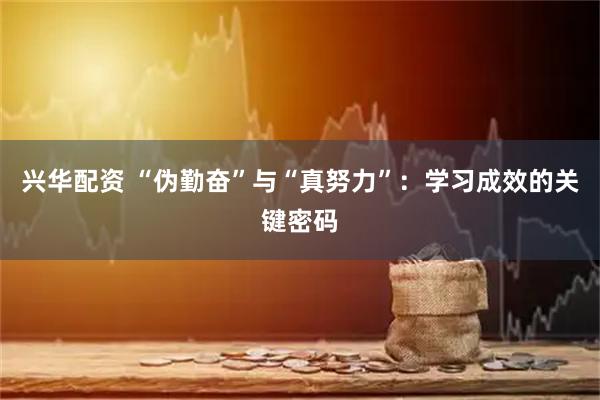 兴华配资 “伪勤奋”与“真努力”：学习成效的关键密码